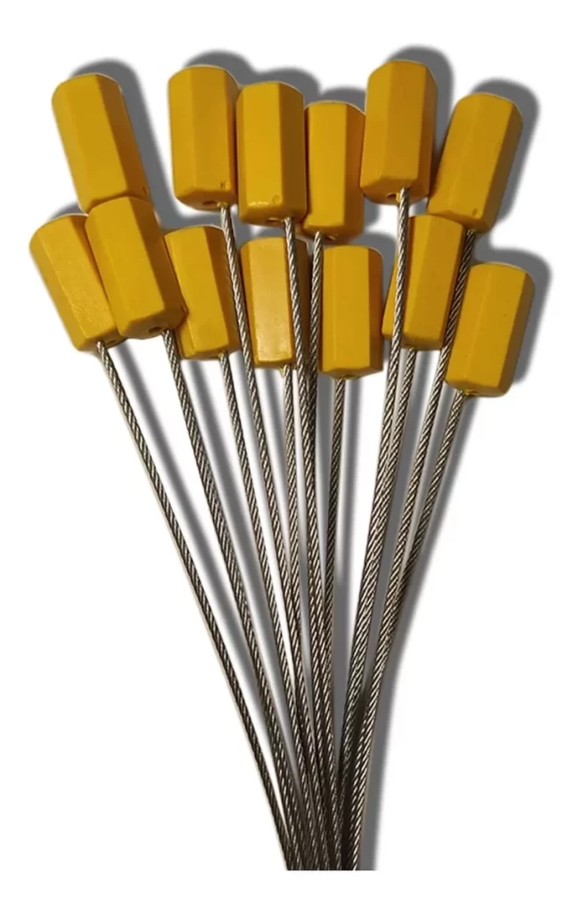 Sellos cable seguridad amarillo